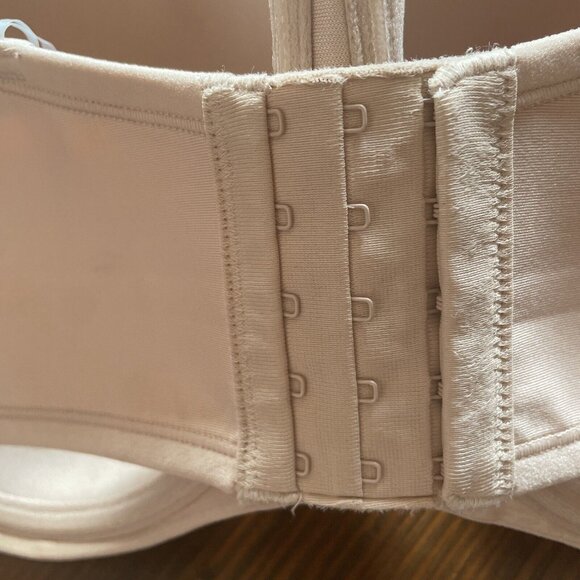 Vanity Fair Womens Beauty Back Underwire Smoothing Strapless Bra 42 G 74380 ROSE - Picture 11 of 11